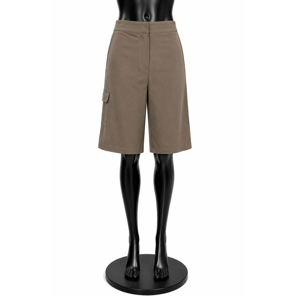 Tail Tech Womens Activewear Golf Crops Capris Size 16 Brown Poly Knit Stretch